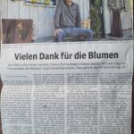 Bild eines Zeitungsartikel über den Blumen und Gartenverein Buchloe