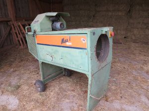 Ansicht einer Kompost-Rollsieb Maschine